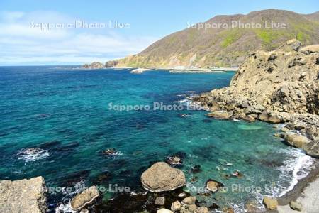 北追岬から神威脇の海