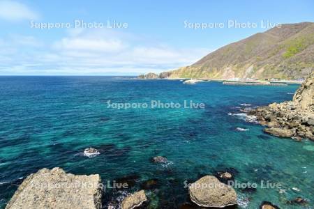 北追岬から神威脇の海