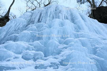 雲竜渓谷の氷瀑