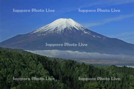 二十曲峠展望台から富士山・世界遺産