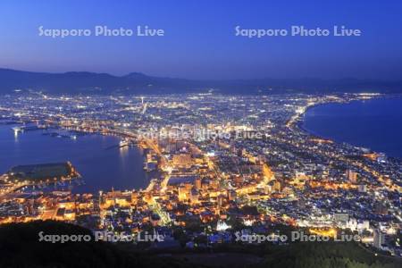 函館山から函館の夜景