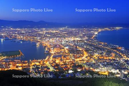 函館山から函館の夜景