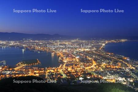 函館山から函館の夜景