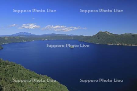 摩周湖と摩周岳