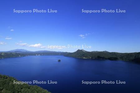 摩周湖と摩周岳