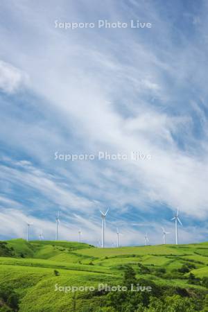 宗谷丘陵の風力発電