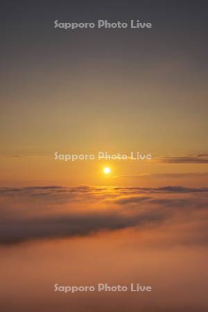 開陽台の日の出と雲海