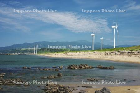 風力発電と日本海