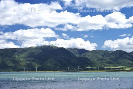 寿都湾と風力発電