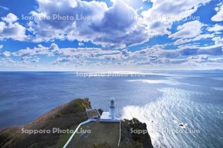 地球岬とチキウ岬灯台