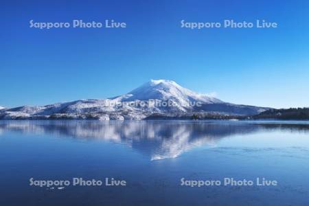 阿寒湖と雄阿寒岳
