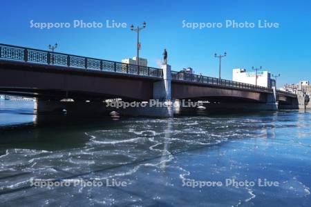 幣舞橋と釧路川 R391