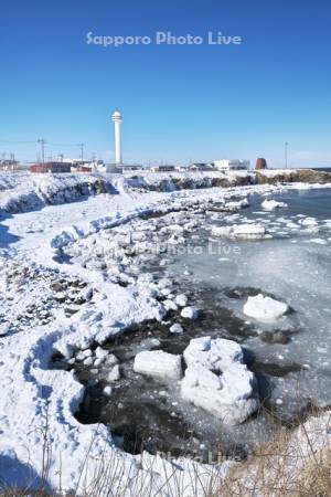 納沙布岬と流氷