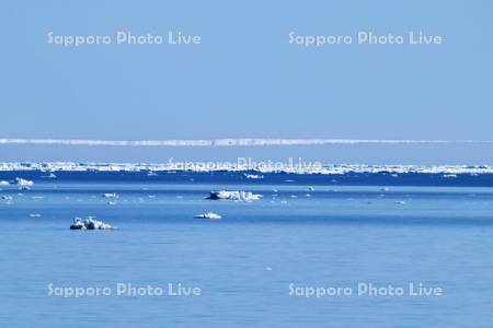 幻氷（蜃気楼）と流氷とオホーツク海