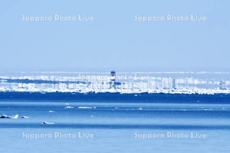 幻氷（蜃気楼）と流氷とガリンコ号Ⅲ IMERU