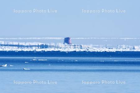 幻氷（蜃気楼）と流氷とガリンコ号Ⅲ IMERU