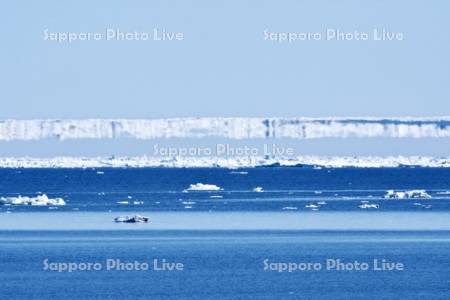 幻氷（蜃気楼）と流氷とオホーツク海