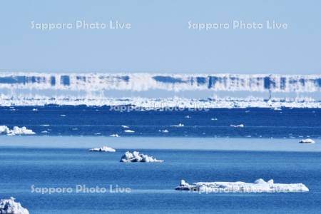 幻氷（蜃気楼）と流氷とオホーツク海