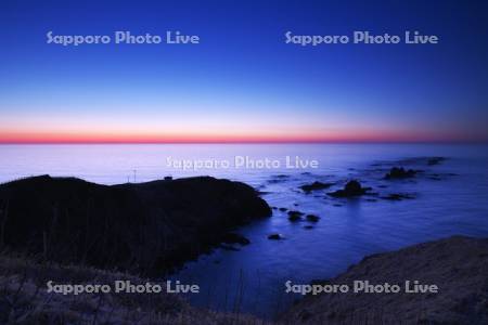 襟裳岬の朝と太平洋