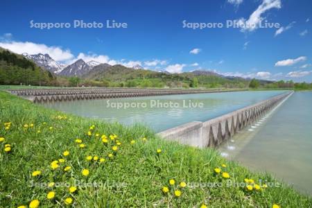 勇振川温水ため池