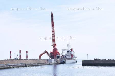 鱒浦漁港の港湾工事