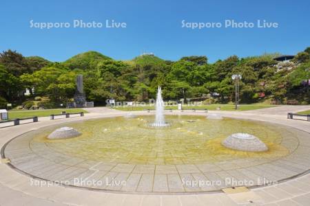 函館公園　噴水