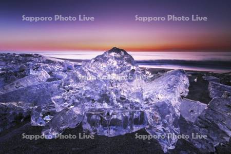 十勝のジュエリーアイスの朝