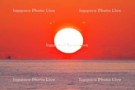 日の出と太平洋