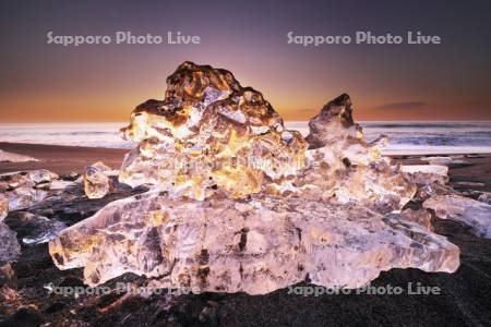 十勝のジュエリーアイスの朝