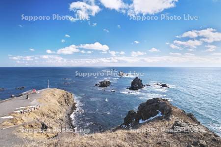 襟裳岬と太平洋