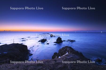 襟裳岬の朝と太平洋