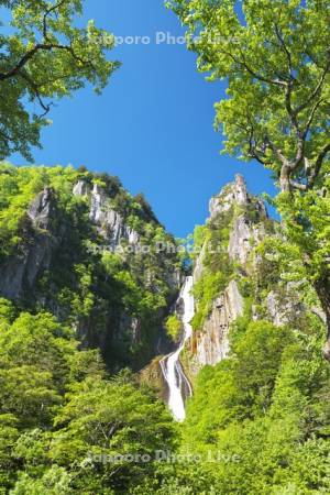 層雲峡　銀河の滝