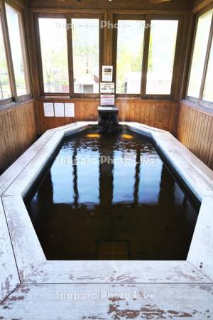 十勝が丘公園のモール温泉足湯