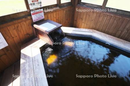 十勝が丘公園のモール温泉足湯