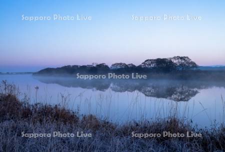 朝のサロベツ湿原
