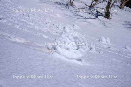 雪まくり