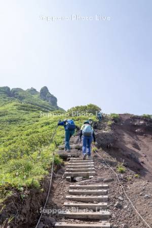 利尻山登山道鴛泊ルート9合目