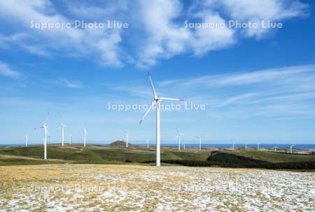 宗谷丘陵と風力発電