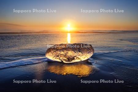 ジュエリーアイスと日の出