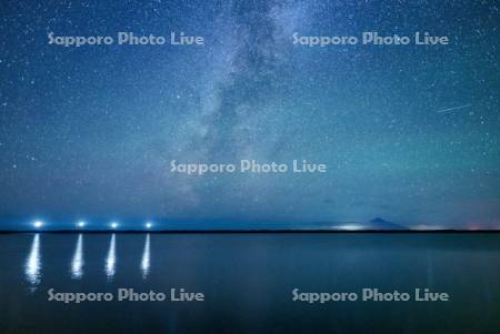 天の川とパンケ沼