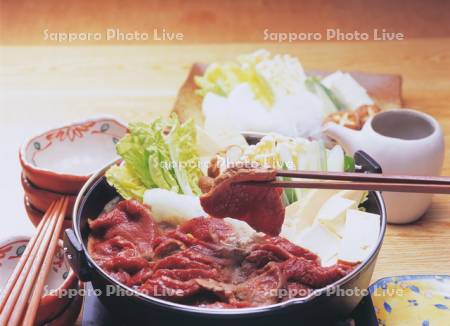 エゾシカ肉鍋