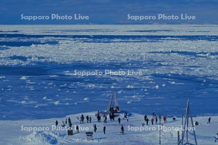 宗谷岬と流氷