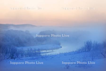 釧路川の川霧