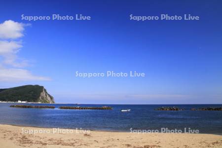 シリパ岬と日本海