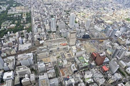 札幌駅　再開発工事中