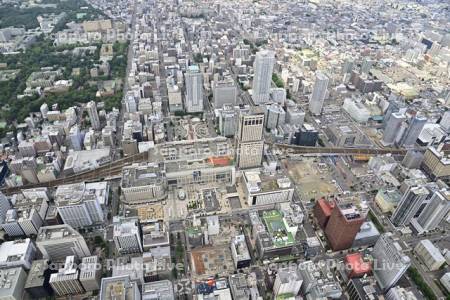 札幌駅　再開発工事中