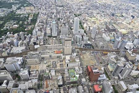 札幌駅　再開発工事中