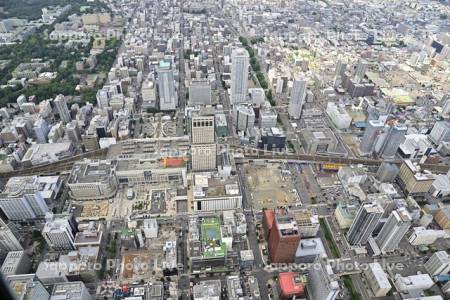 札幌駅　再開発工事中