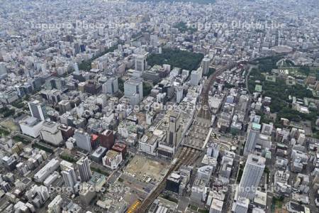 札幌駅　再開発工事中