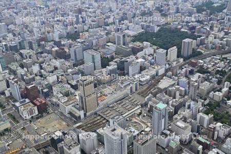 札幌駅　再開発工事中